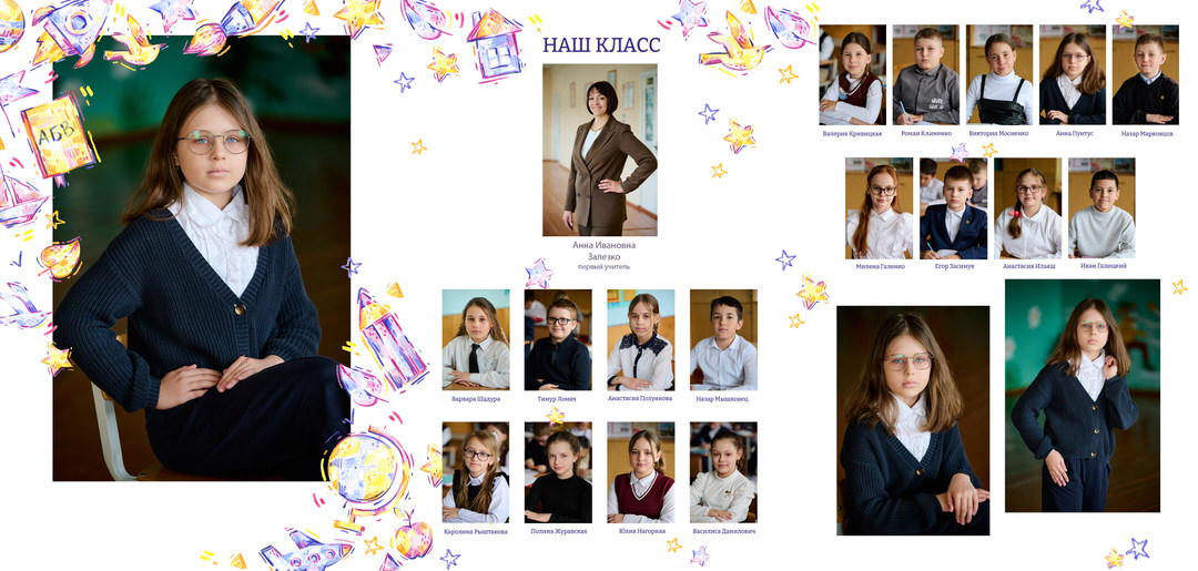 Фотосессия на выпускной альбом 4 9 11 класс школы Мозырь Калинковичи фото 58